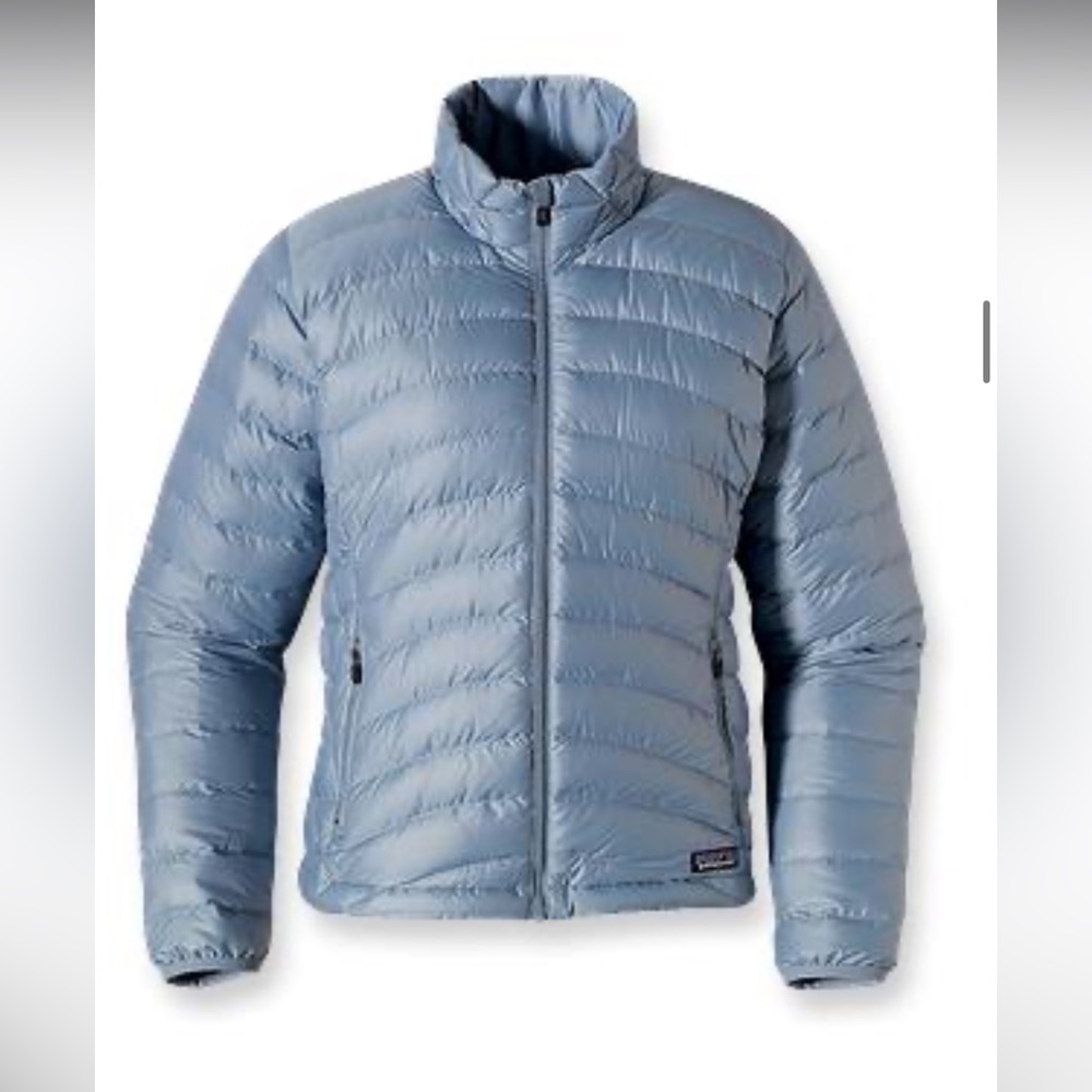 Women's Blue Patagonia down sweater Quilted Jacket coat size small